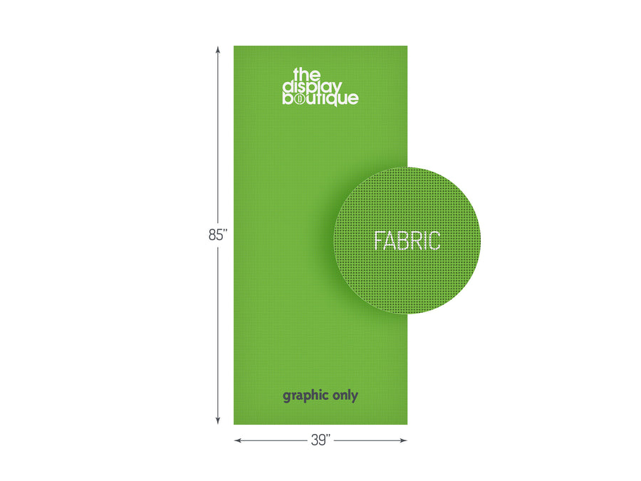 Fabric Banner Stand Graphic 39" x 85"