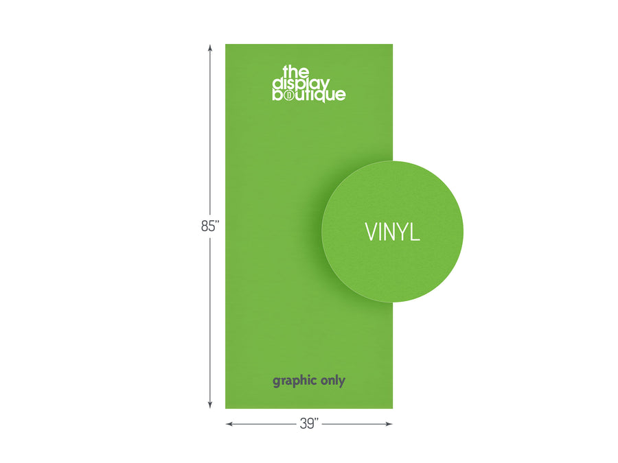 Vinyl Banner Stand Graphic 39" x 85"
