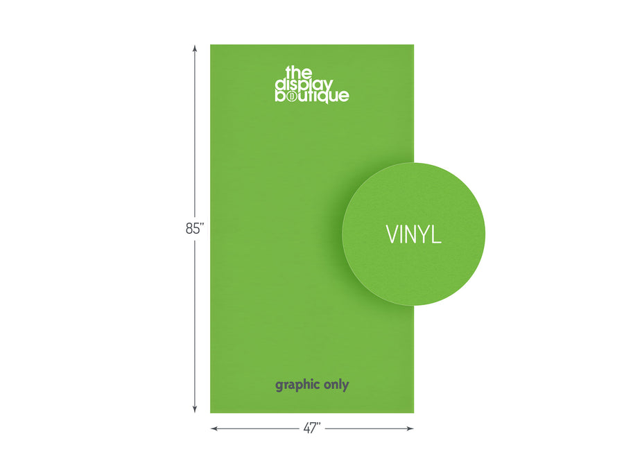 Vinyl Banner Stand Graphic 47" x 85"
