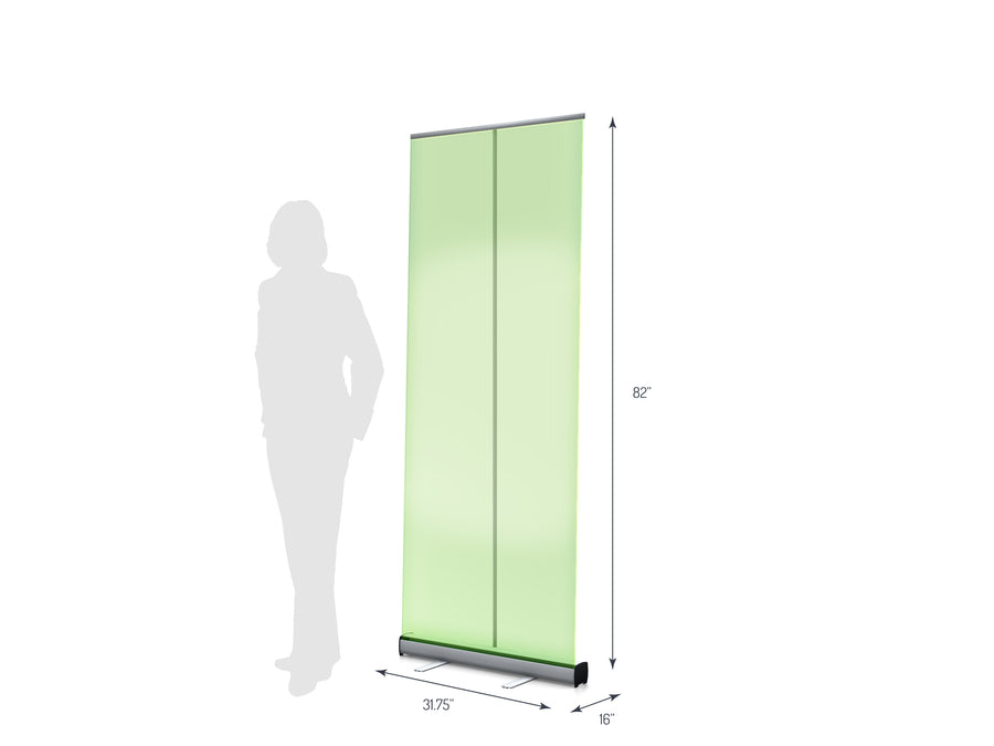 One R1 800 (31.5") Retractable Banner Stand (View 01)