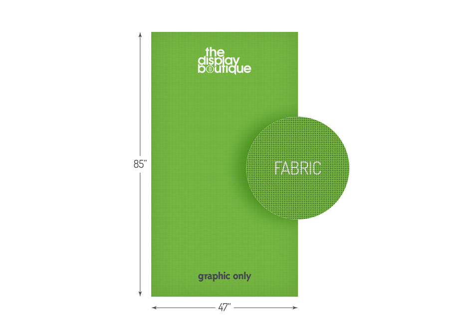 Fabric Banner Stand Graphic 47" x 85"