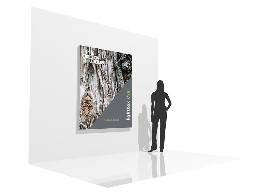 Wall-Mounted Lightbox 5' x 6' (View 01)