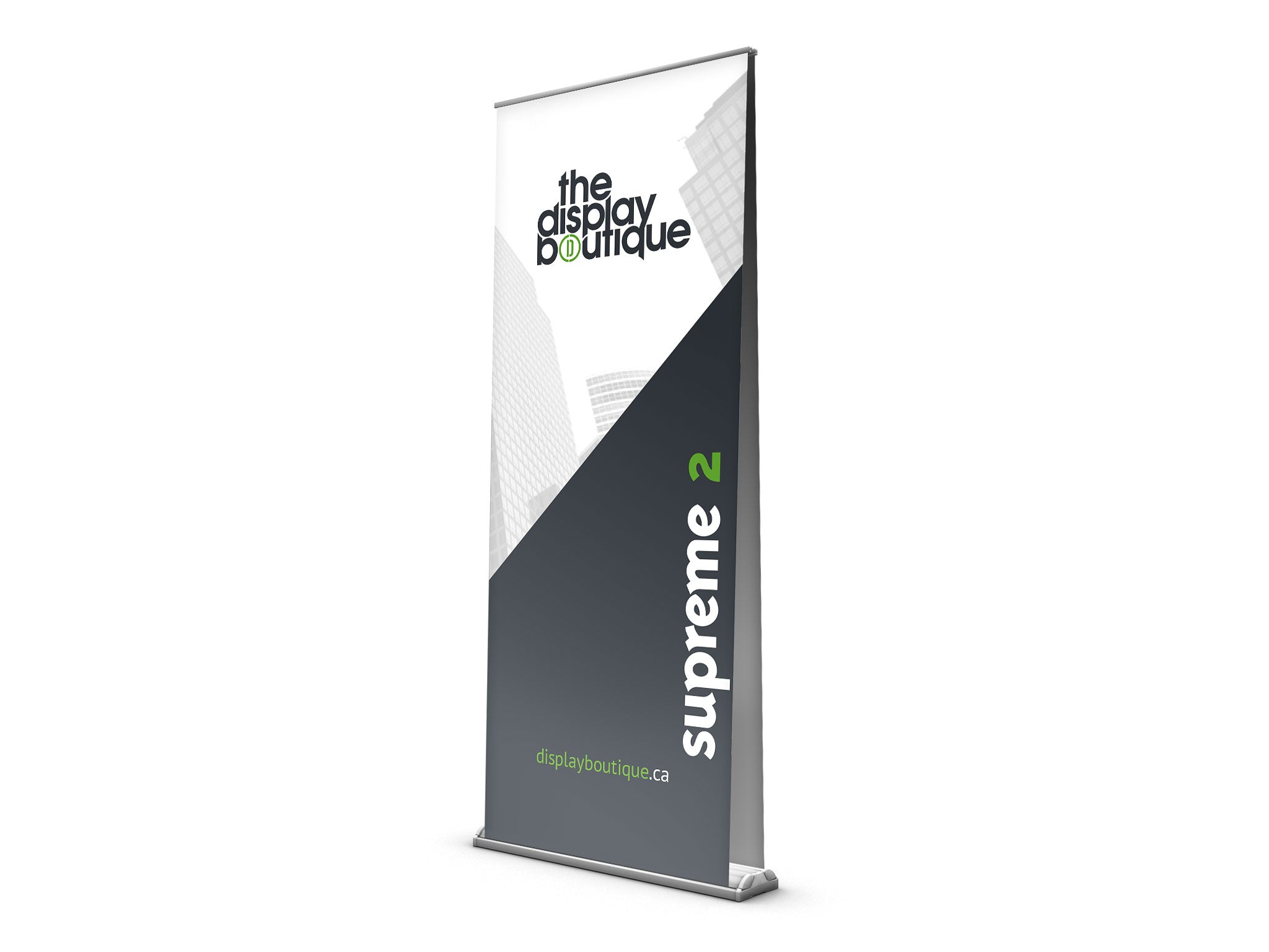 Supreme 850 - 33 in. Banner Stand Display - The Display Boutique