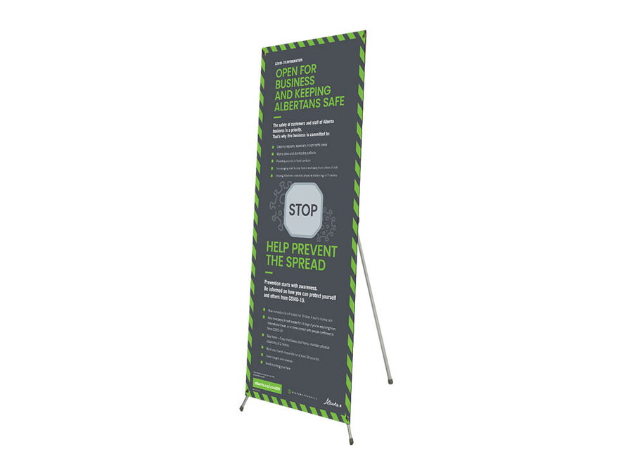 X-Style Banner Stand Display